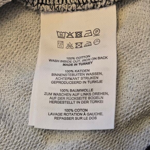 Dries Van Noten Size M Hax Cotton Blue Sweatshirt Graphic Print Style SS23 - Picture 5 of 11